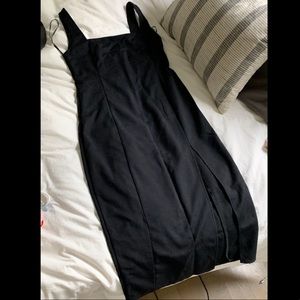 Hello Molly Laying Low Midi Dress in Black